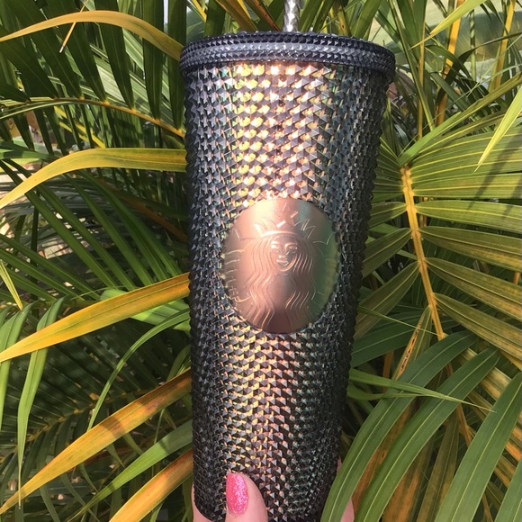 Starbucks Black Studded Unicorn Cup Iridescent Limited Edition Tumbler Venti New - Picture 8 of 11